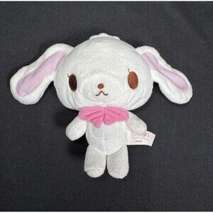 Shirousa Plush 6" Surgarbunnie 2010 White Pink Bow Stuffed Kawaii Sanrio